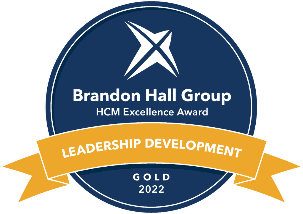 2022 Gold Brandon Hall Award for Leadership Development Logo